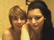 Armenian بنت With Russian Boyfriend Fuck On Webcam